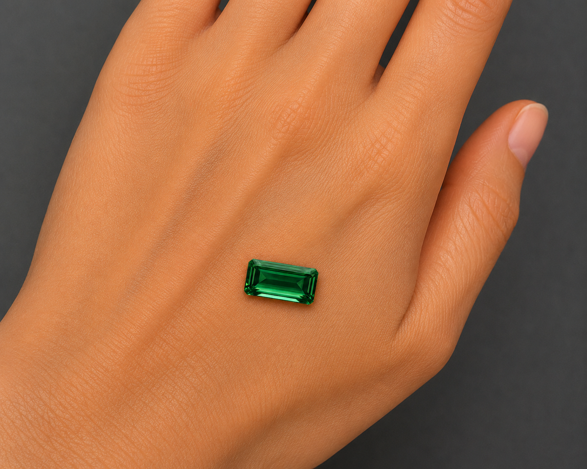 Quarzo Verde Naturale Ottagono 10.15ct – Pietra Semipreziosa per Gioielleria