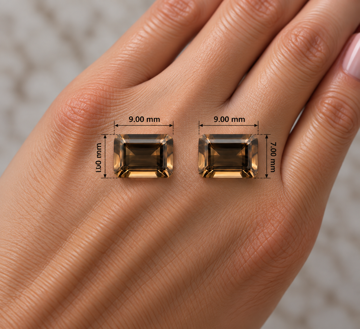 Quarzo Smoky Naturale Ottagono 4.15ct – Pietra Semipreziosa per Gioielleria