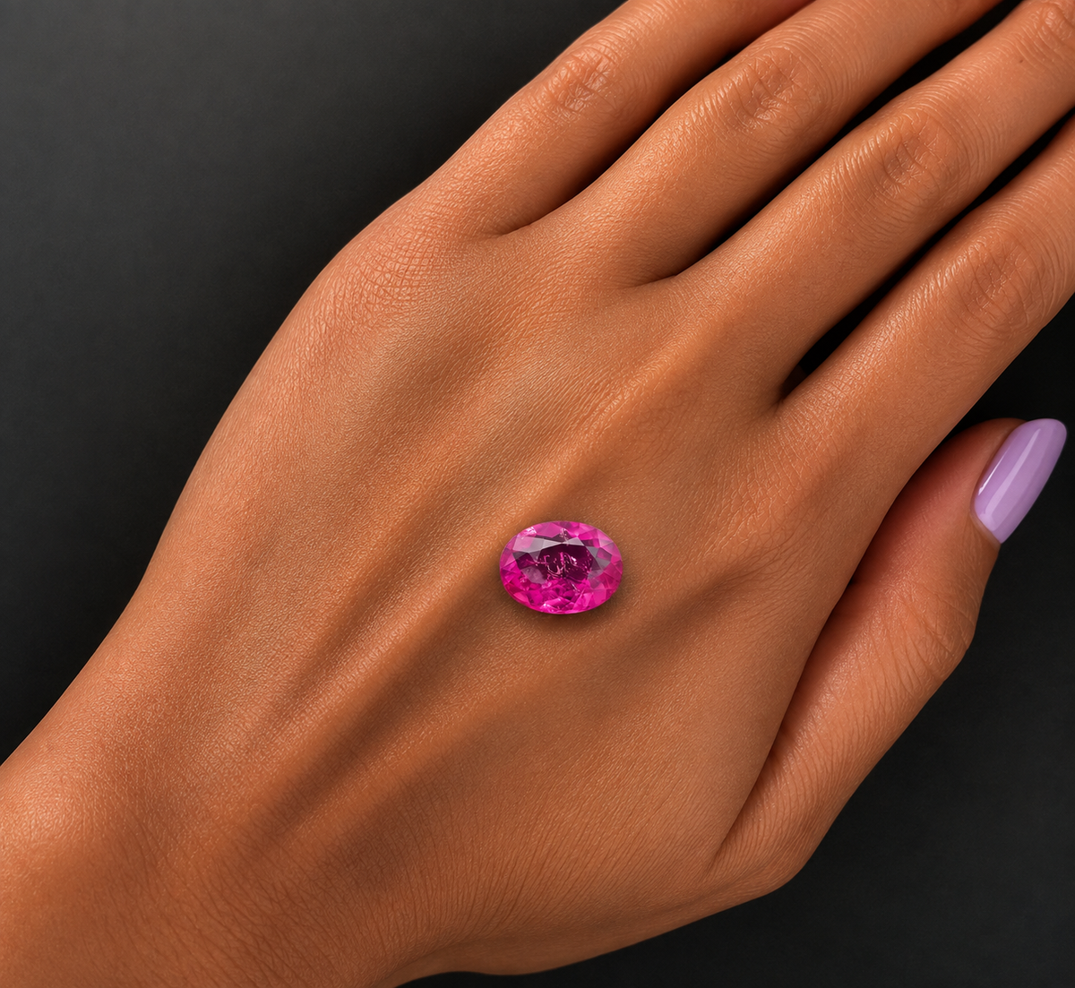 Tormalina Rosa Ovale 1.20ct – Pietra Preziosa per Gioielleria