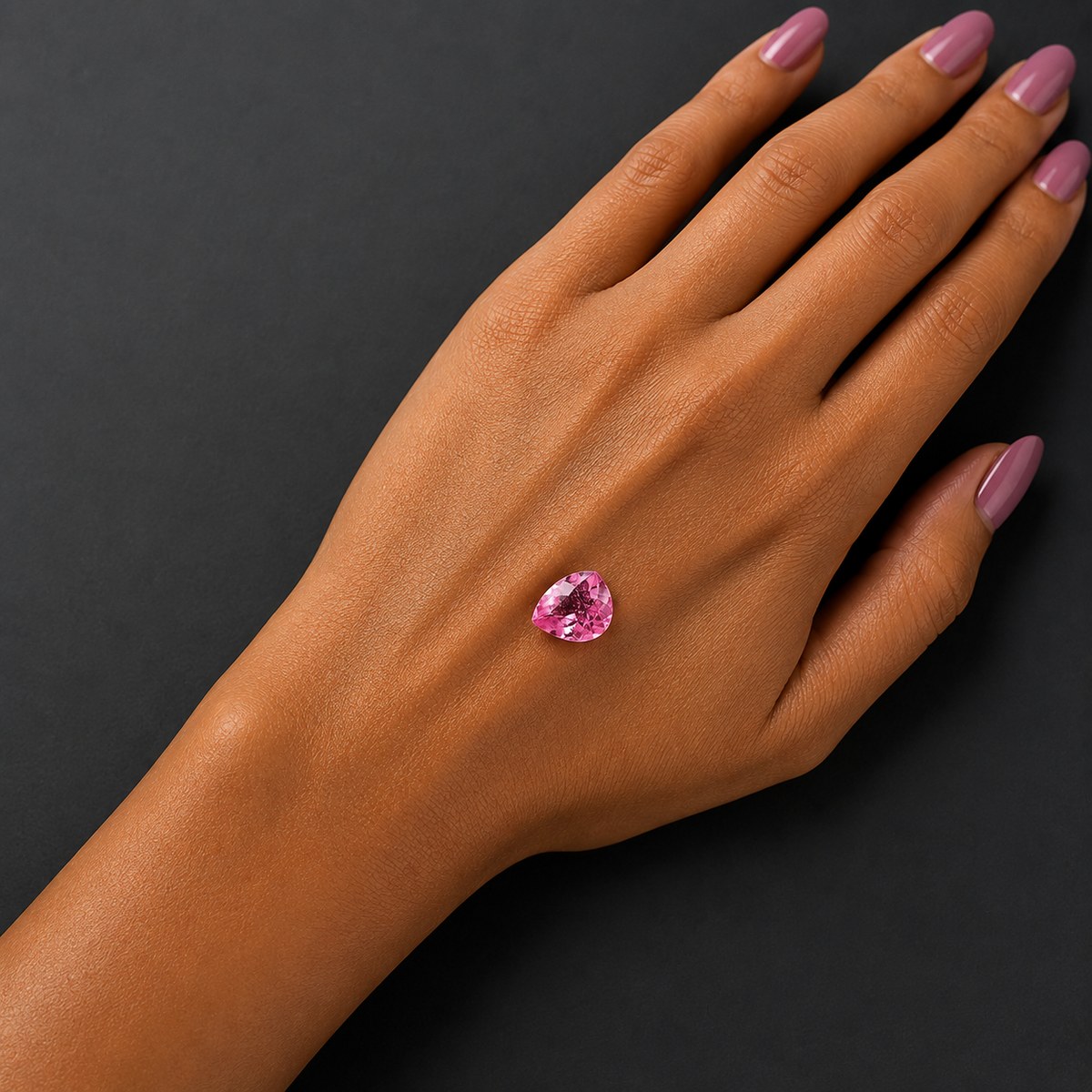Tormalina Rosa Goccia 1.00ct – Pietra Preziosa per Gioielleria