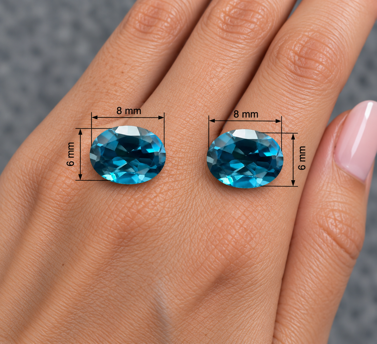 Topazio London Ovali 2.85ct – Pietra Preziosa per Gioielleria