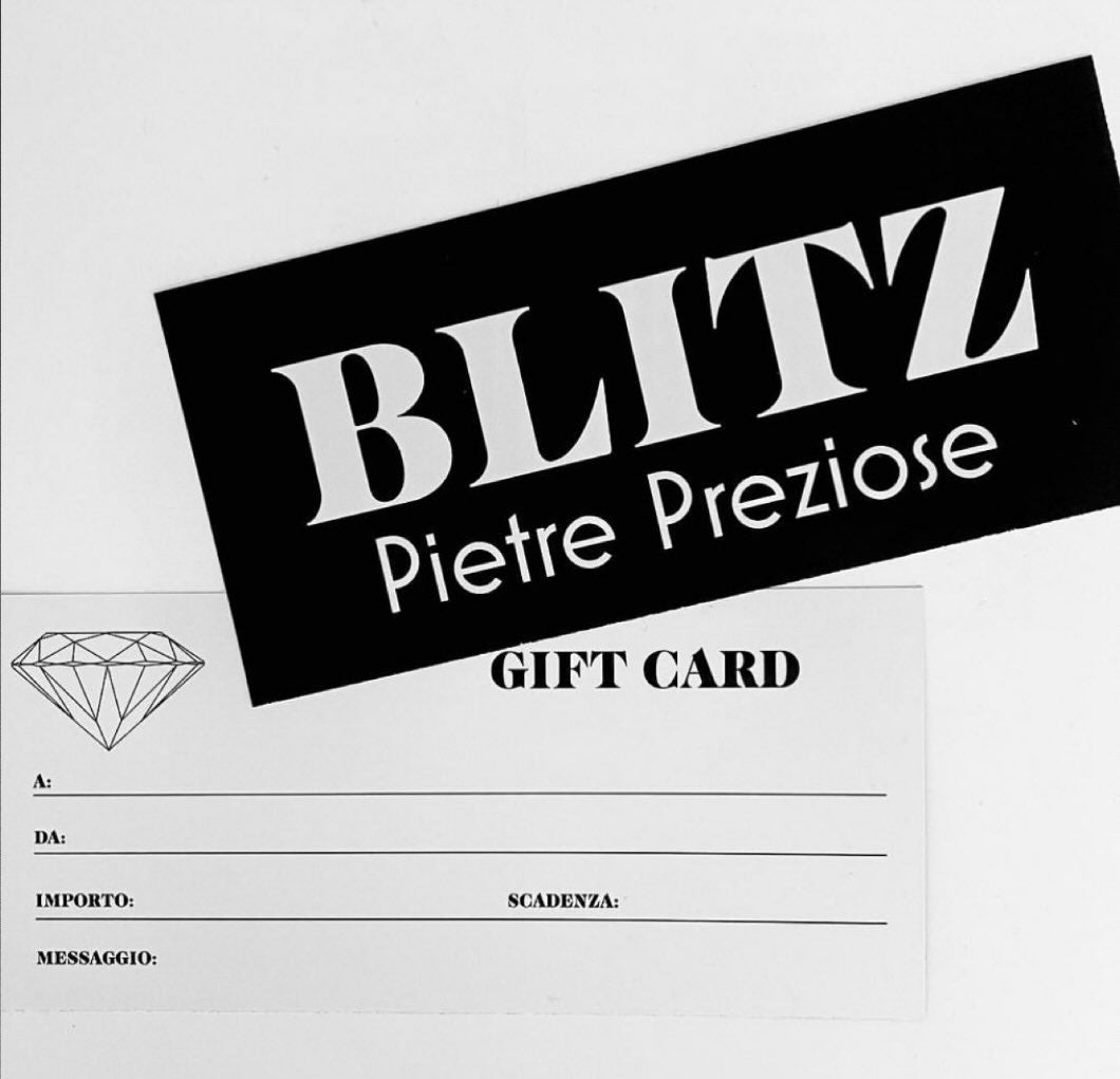 GIFT CARD BLITZ PIETRE PREZIOSE