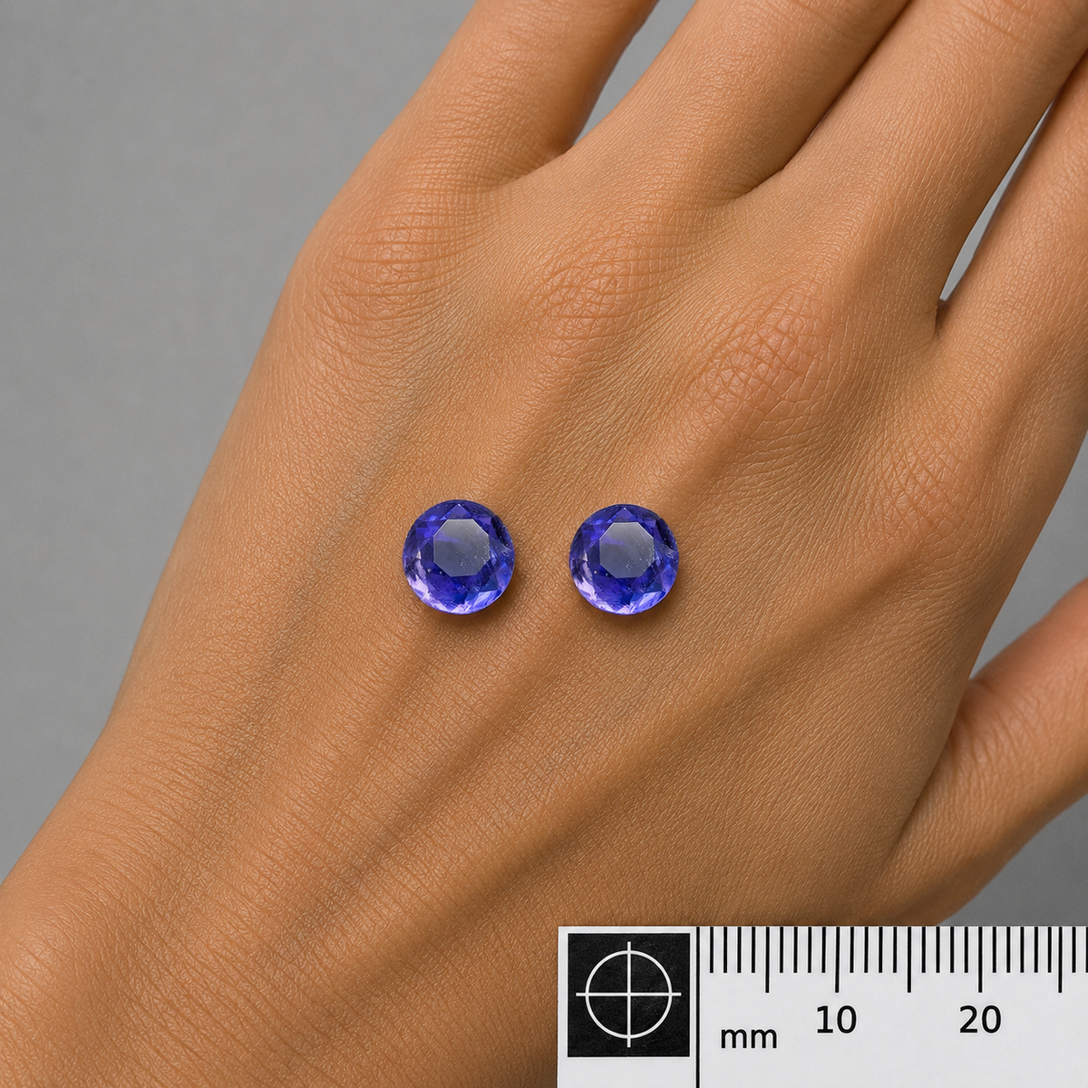 Iolite Naturale Tondi 2.70ct – Gemma Viola Pleocroica per Gioielleria