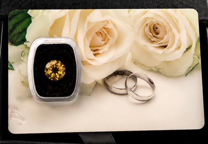 Citrino Naturale in Blister 1.35ct – Idea Regalo Matrimonio e Occasioni Speciali