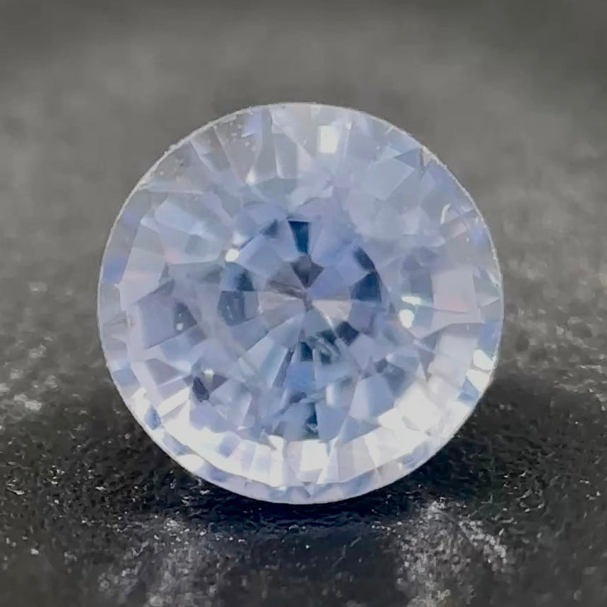 Zaffiro Azzurro Naturale Tondo 0.40ct – Pietra Preziosa per Alta Gioielleria