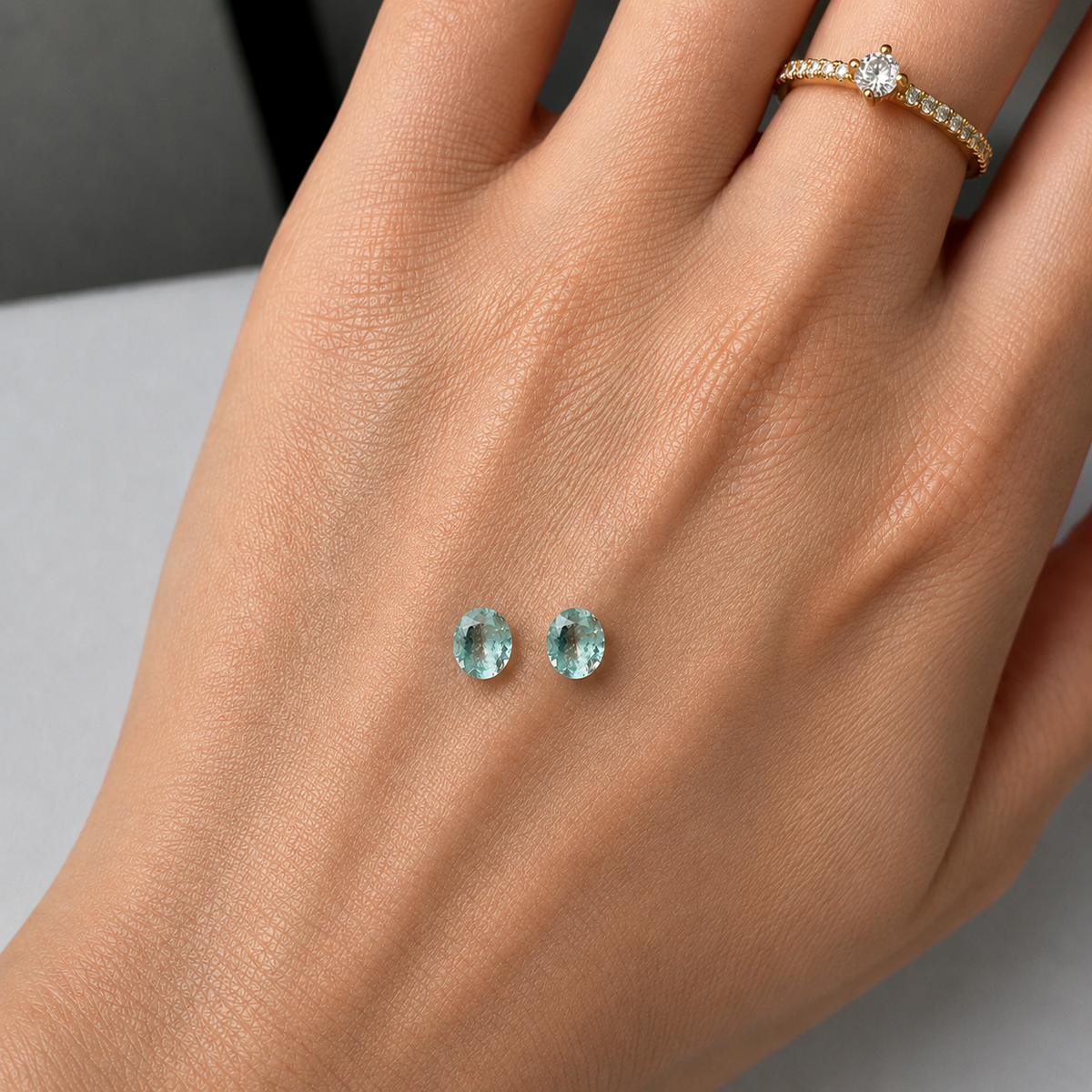 Tormalina Seafoam Ovale 1.35ct – Pietra Preziosa per Gioielleria