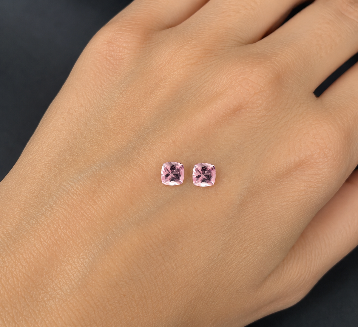 Morganite Naturale Cushion 0.85ct – Pietra Preziosa Rosa per Gioielleria