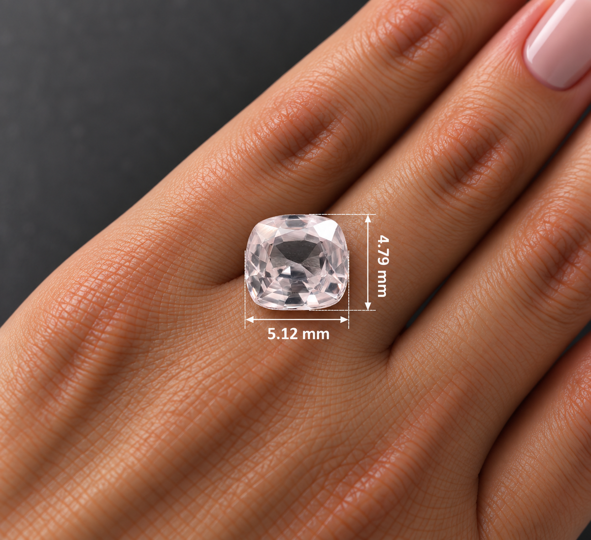Spinello Grigio Naturale Cushion 0.80ct – Gemma Rara per Alta Gioielleria