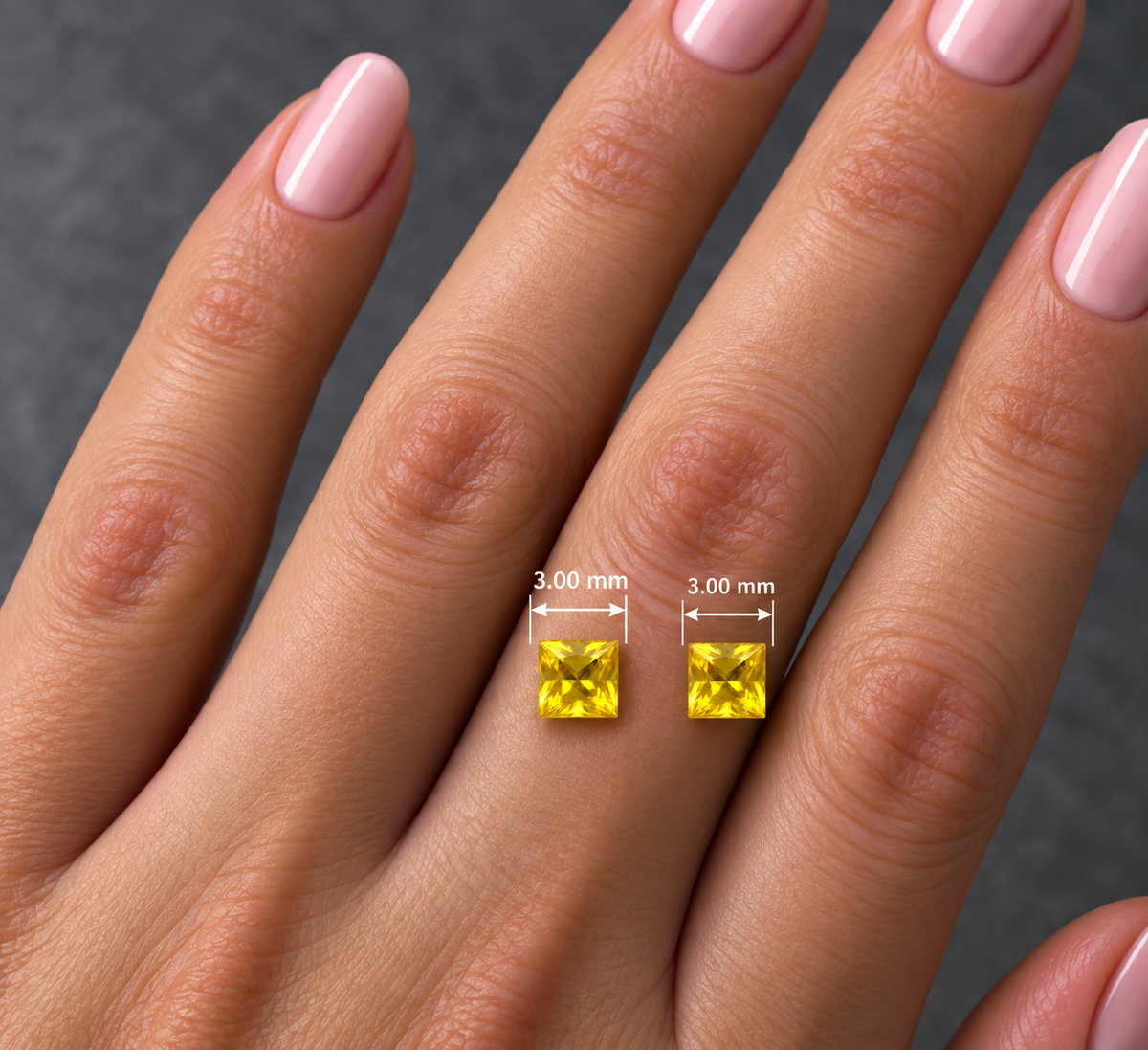 Zaffiro Giallo Naturale Carrè 0.35ct – Pietra Preziosa per Alta Gioielleria