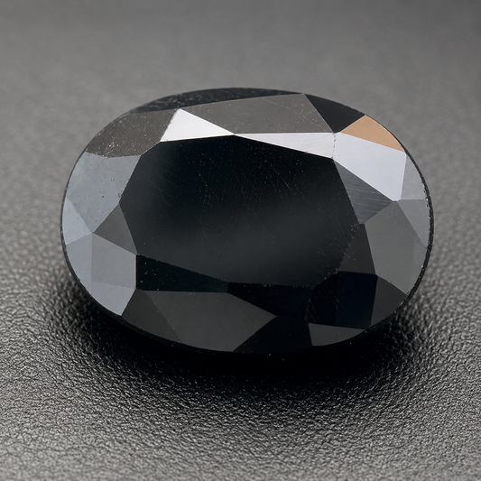 Zaffiro Nero Naturale Ovale 1.85ct – Pietra Preziosa per Alta Gioielleria