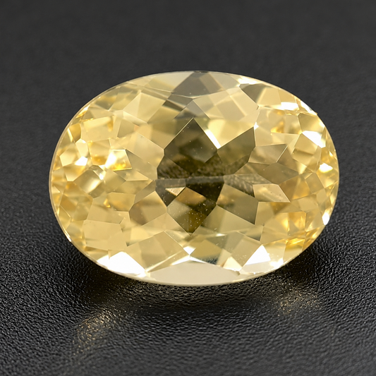 Eliodoro Naturale Ovale 3.20ct – Berillo Dorato per Alta Gioielleria
