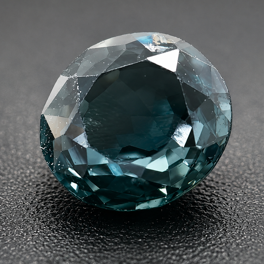 Spinello Grigio Naturale Ovale 0.95ct – Gemma Rara per Alta Gioielleria