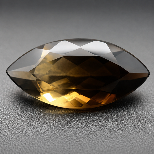 Quarzo Bicolore Naturale Marquise 7.40ct – Pietra Semipreziosa per Gioielleria
