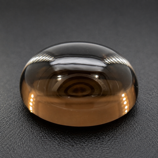 Quarzo Smoky Naturale Ovale Cabochon 9.55ct – Pietra Semipreziosa per Gioielleria