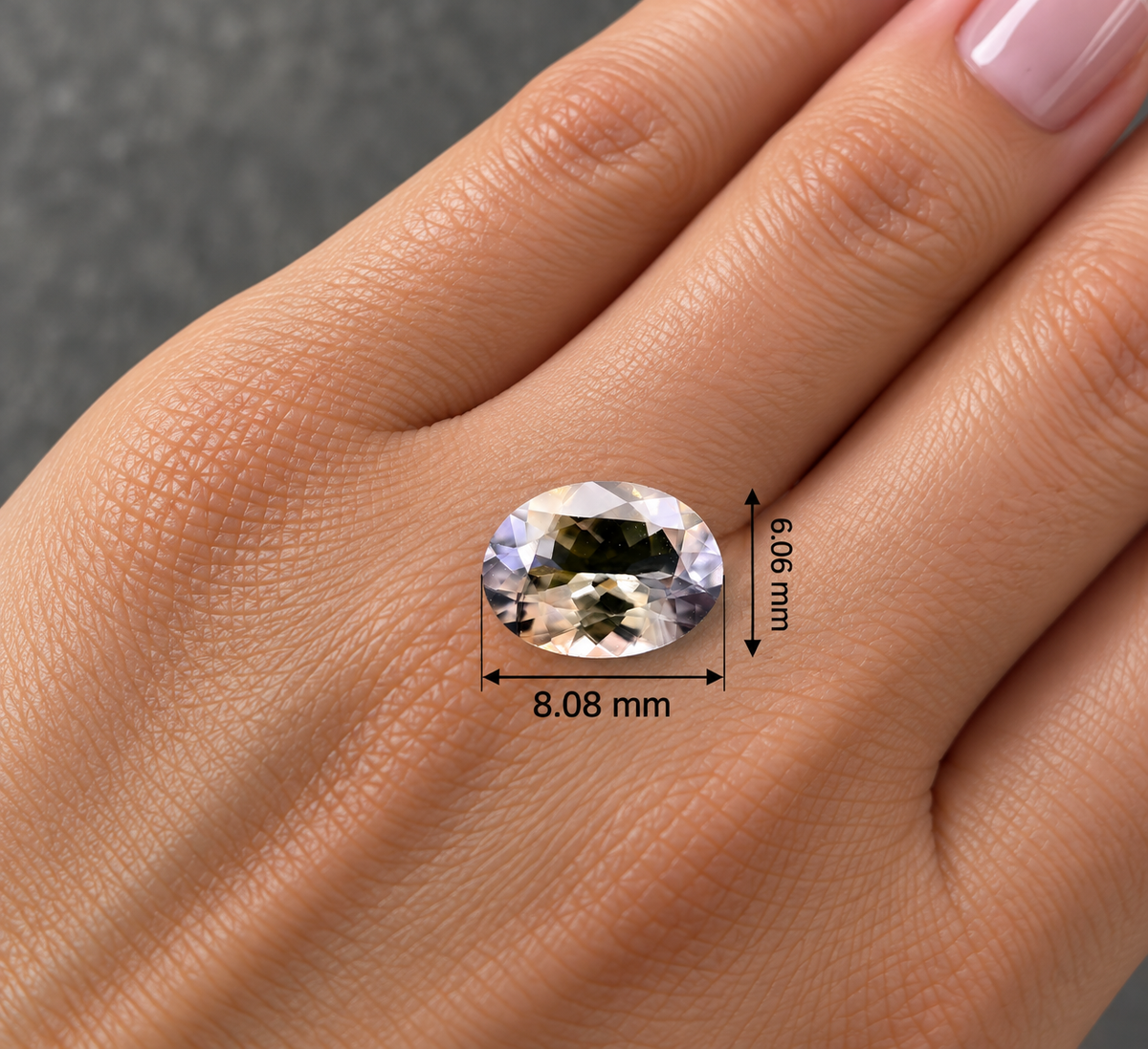 Tanzanite Naturale Unheat Ovale 1.15ct – Gemma Non Trattata per Gioielleria