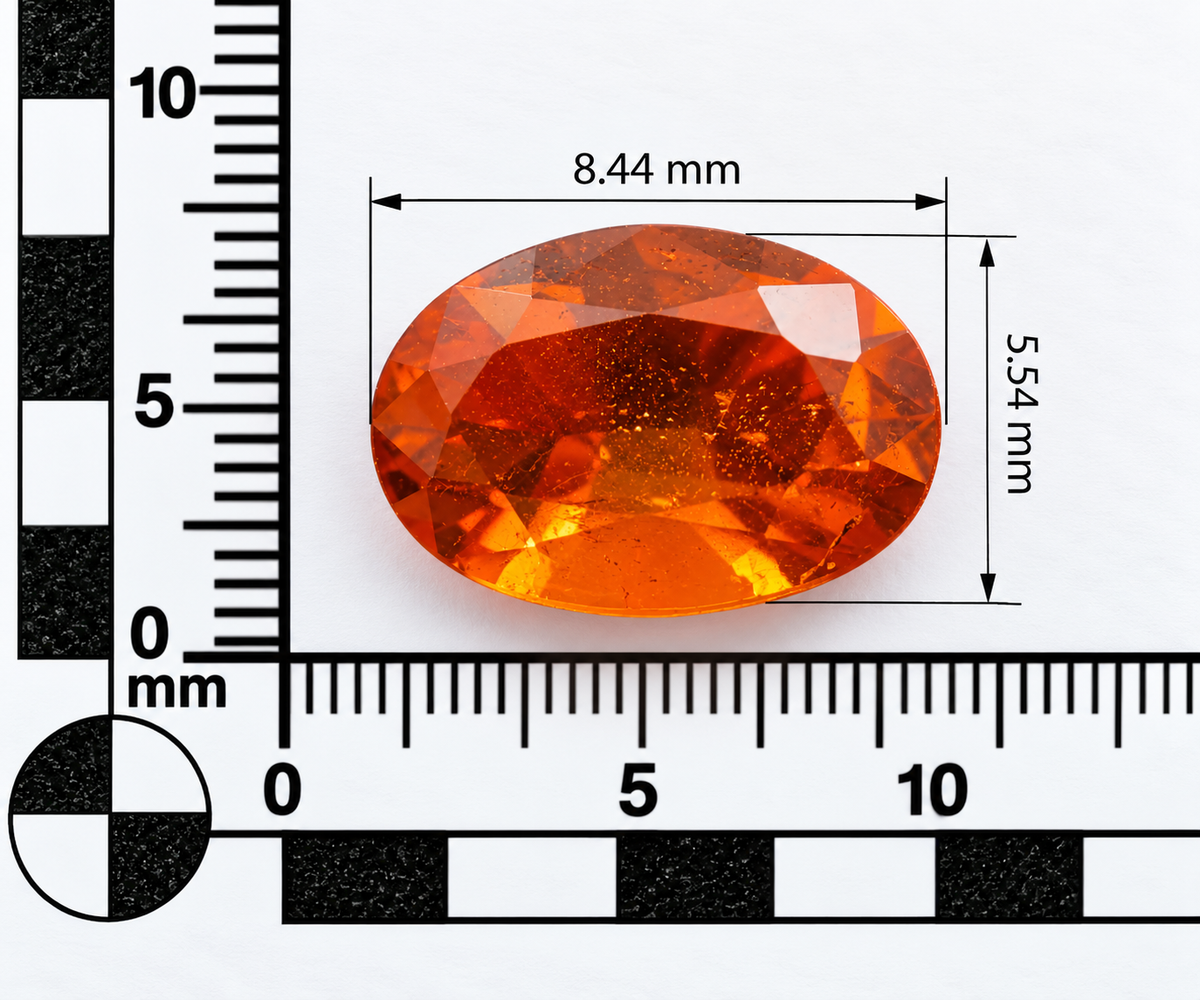 Spessartite Naturale Ovale 1.65ct – Granato Arancio per Alta Gioielleria