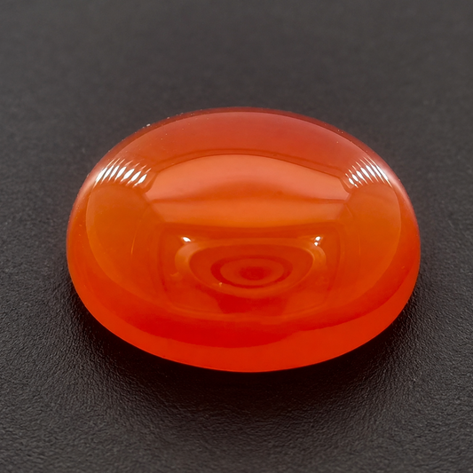 Corniola Naturale Ovale Cabochon 4.70ct – Pietra Semipreziosa per Gioielleria