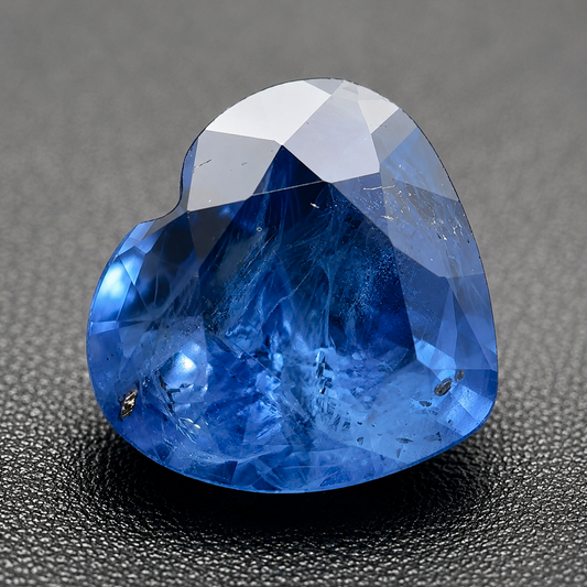 Zaffiro Blu Naturale Cuore 1.15ct – Pietra Preziosa per Alta Gioielleria