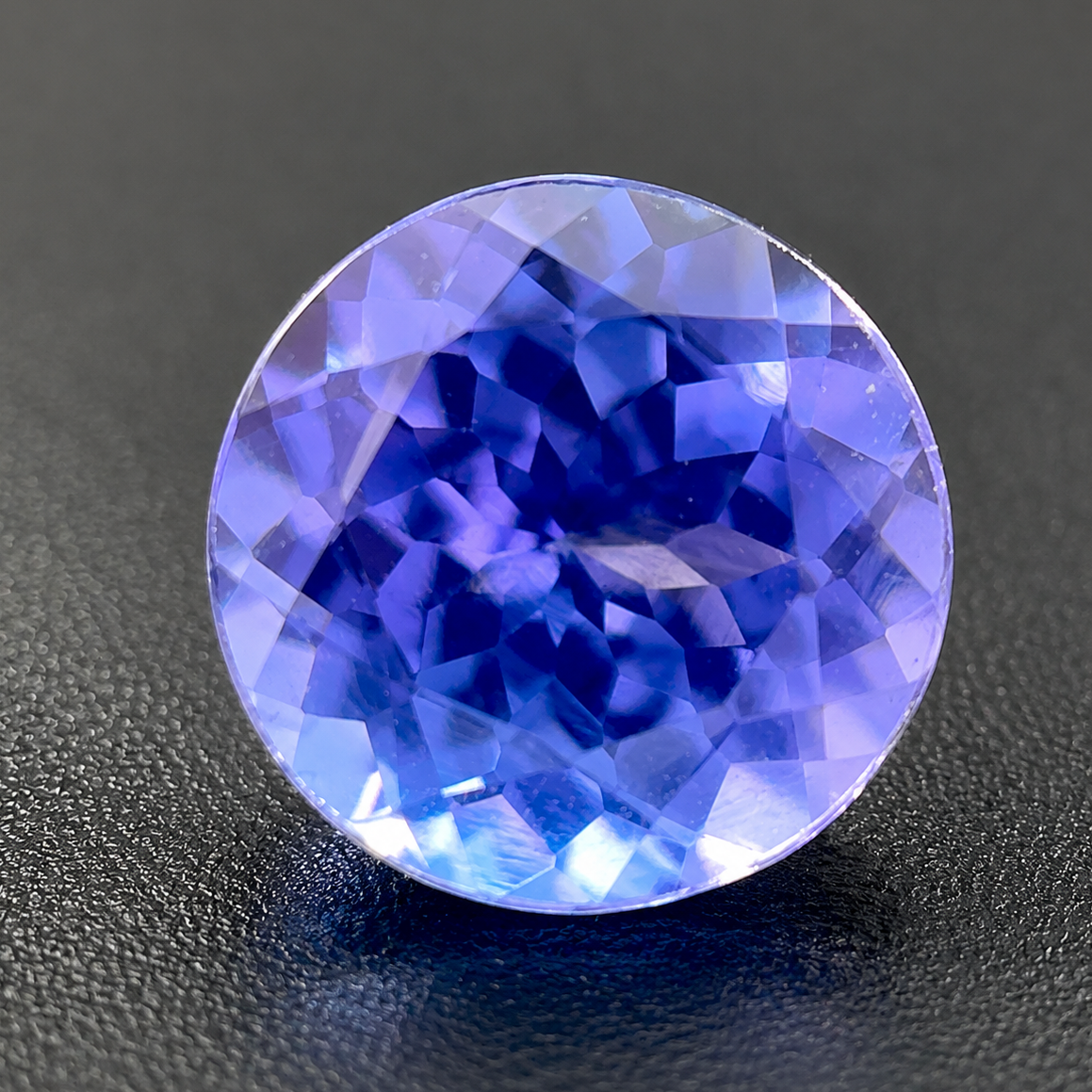 Tanzanite Naturale Tondo 0.90ct – Gemma Rara Viola per Alta Gioielleria