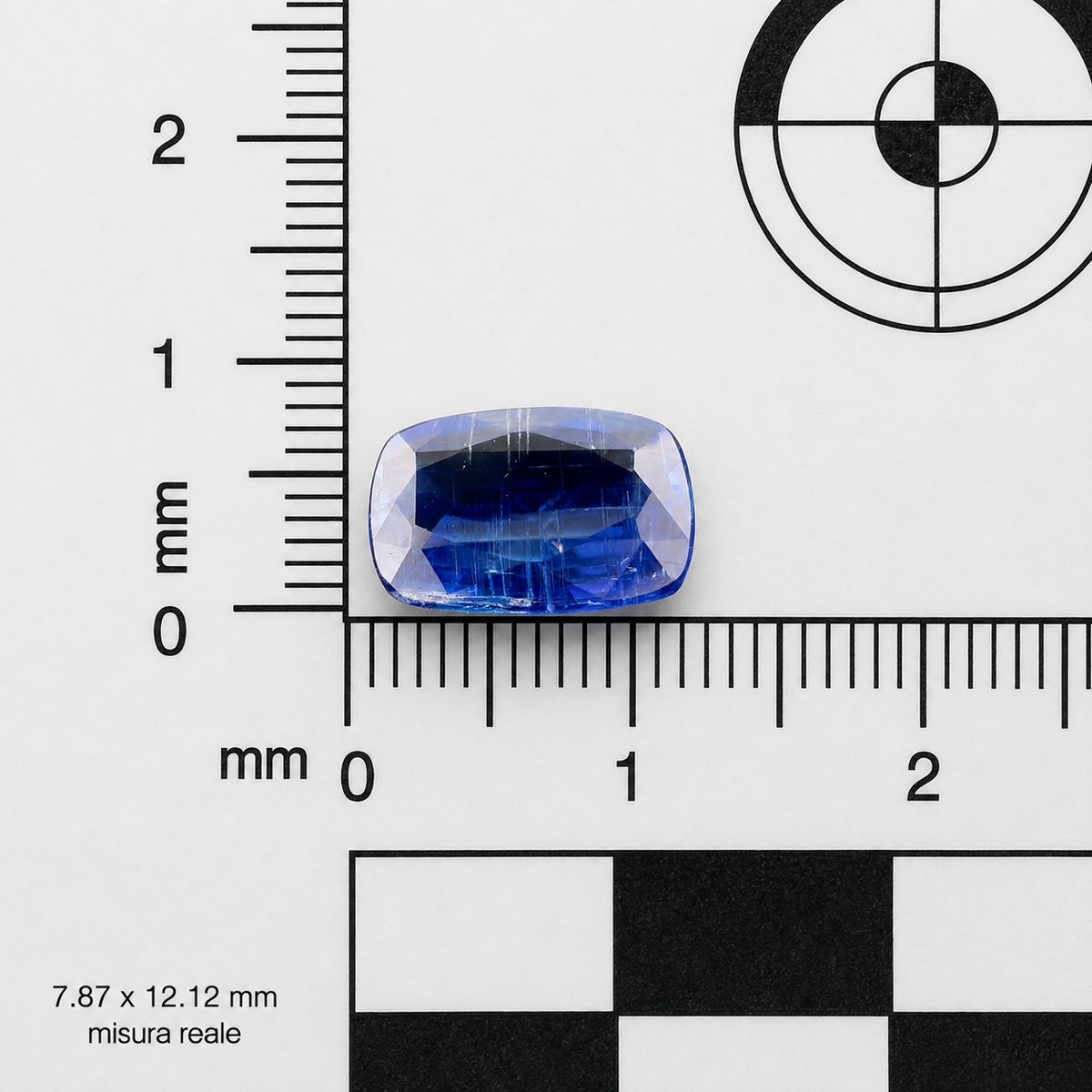 Kyanite Naturale Cushion 4.10ct – Gemma Blu per Gioielleria