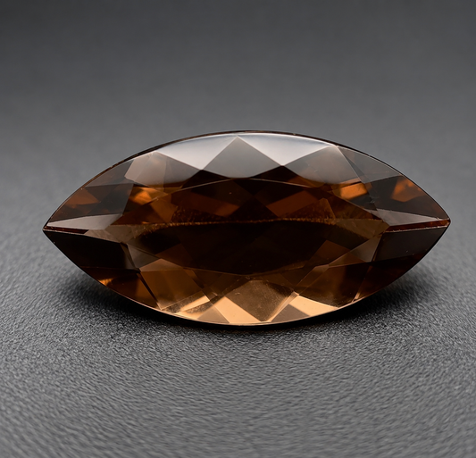 Quarzo Smoky Naturale Marquise 7.10ct – Pietra Semipreziosa per Gioielleria