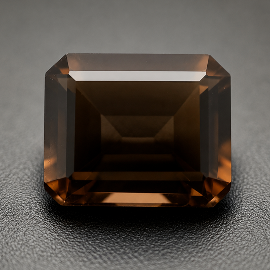 Quarzo Smoky Naturale Ottagono 2.25ct – Pietra Semipreziosa per Gioielleria