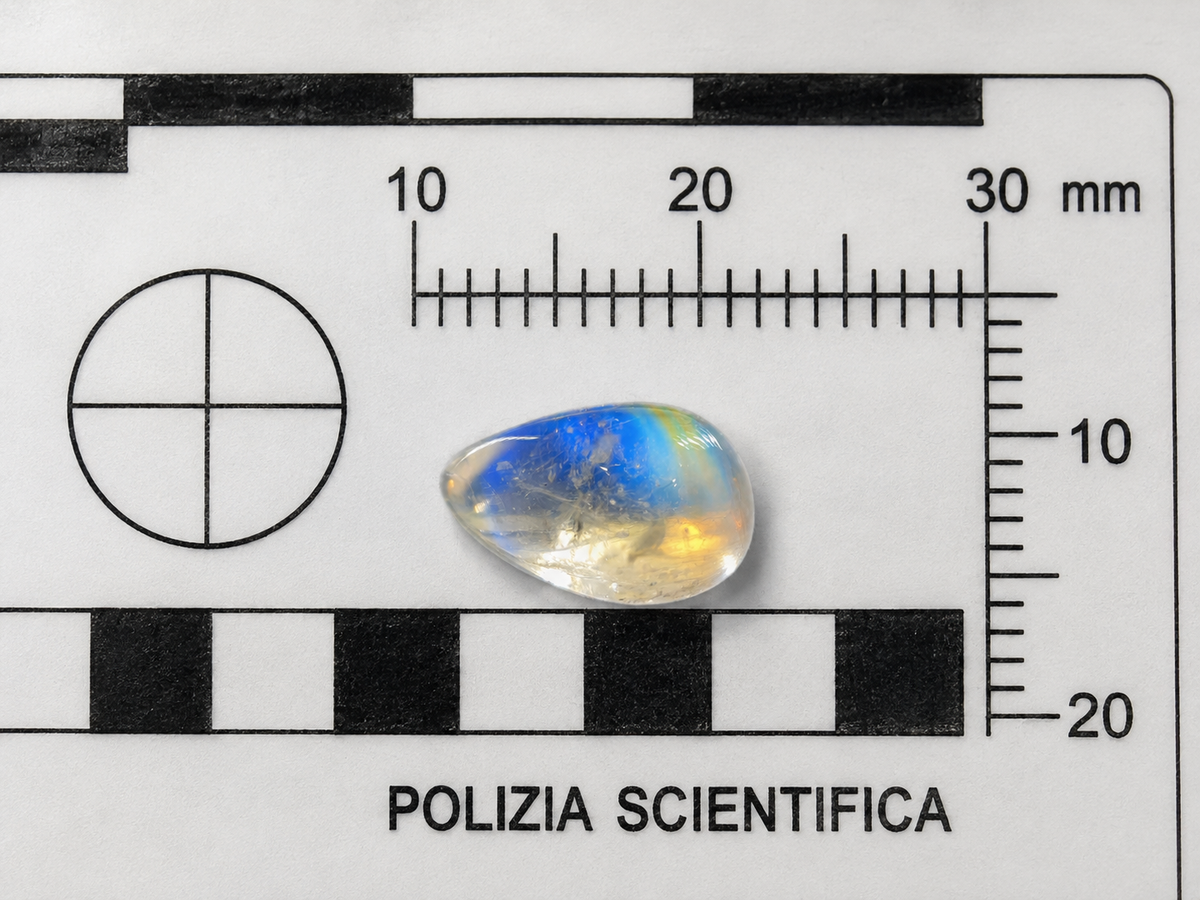 Moonstone Naturale Goccia Cabochon 5.55ct – Pietra di Luna per Gioielleria