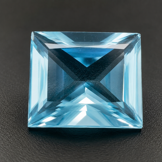 Topazio Sky Naturale Baguette 3.80ct – Pietra Preziosa Azzurra per Gioielleria