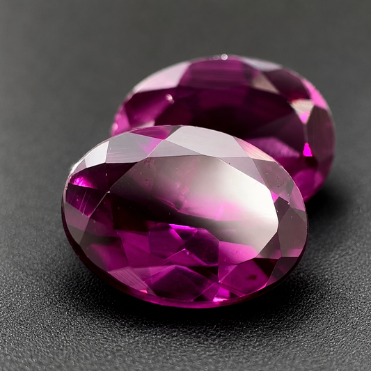 Rodolite Naturale Ovali 2.90ct – Granato Porpora per Alta Gioielleria