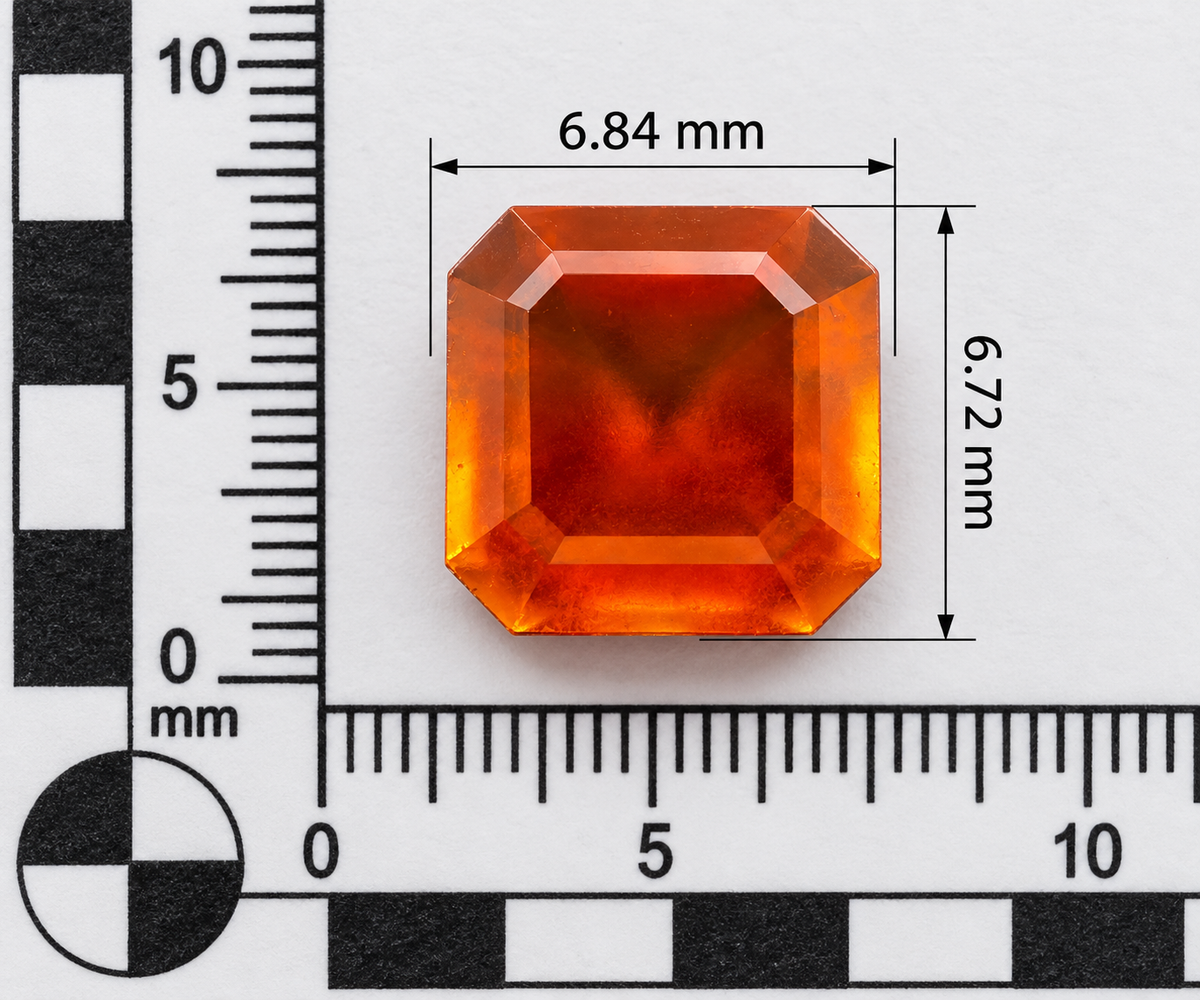Spessartite Naturale Ottagono 1.90ct – Granato Arancio per Alta Gioielleria