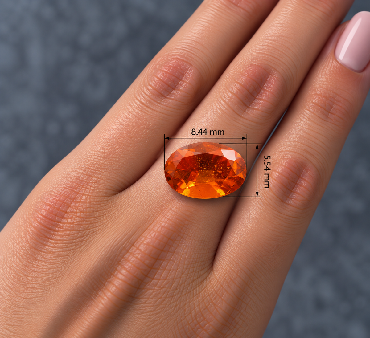 Spessartite Naturale Ovale 1.65ct – Granato Arancio per Alta Gioielleria