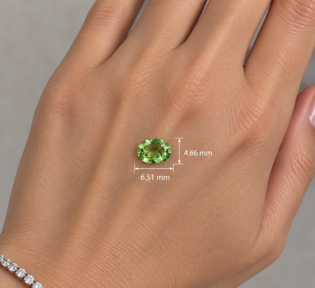 Zaffiro Verde Naturale Ovale 0.60ct – Pietra Preziosa per Alta Gioielleria