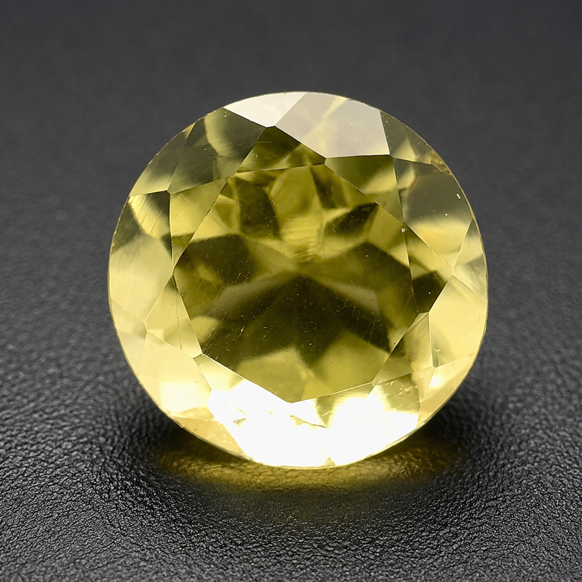 Quarzo Lemon Naturale Tondo 1.65ct – Pietra Semipreziosa Giallo Limone per Gioielleria