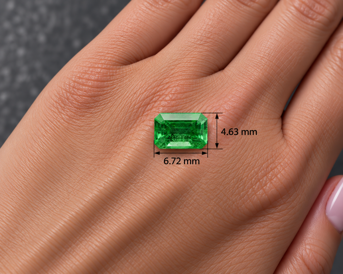 Tsavorite Naturale Ottagono 1.00ct – Gemma Rara Verde per Gioielleria