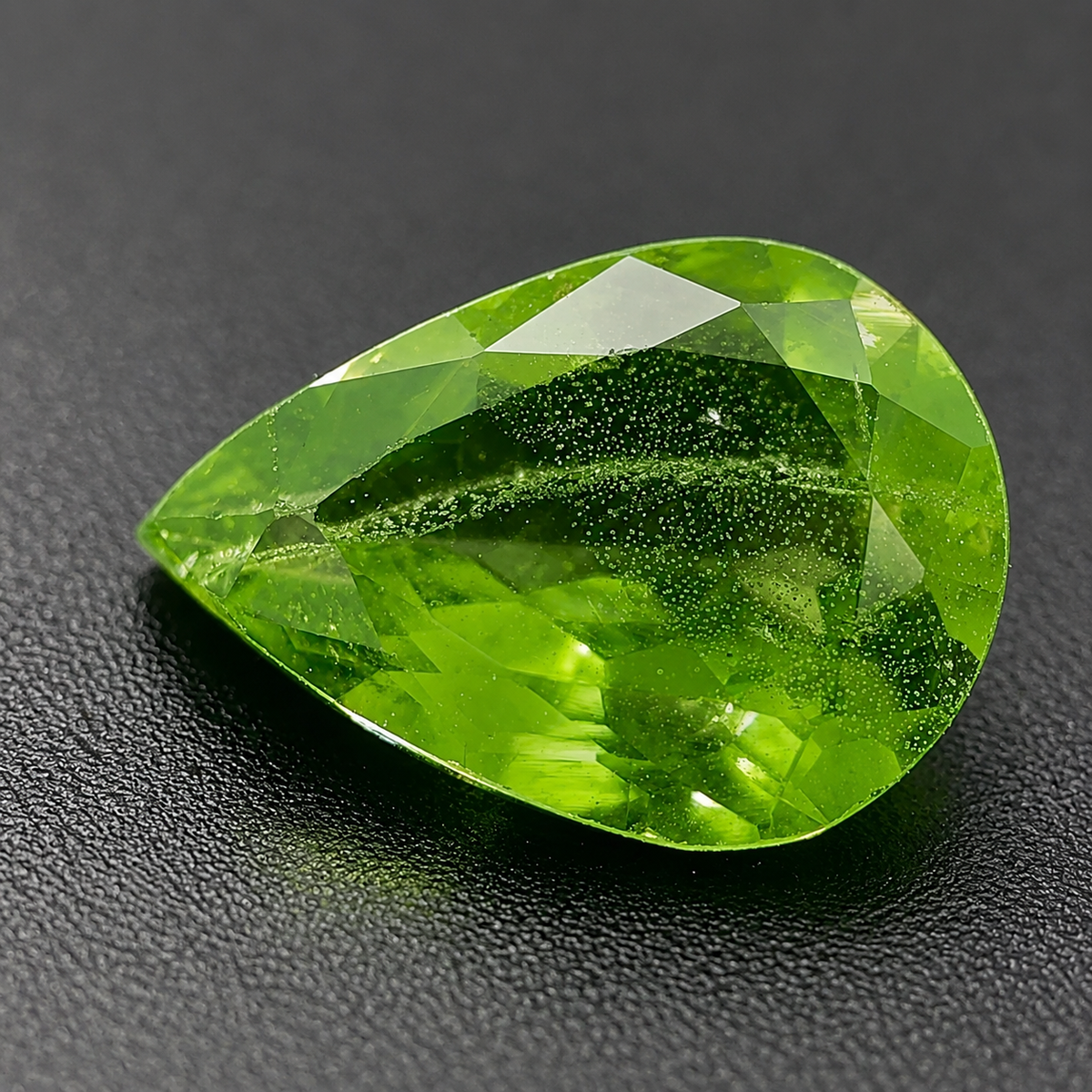 Tsavorite Naturale Goccia 1.40ct – Gemma Rara Verde per Gioielleria