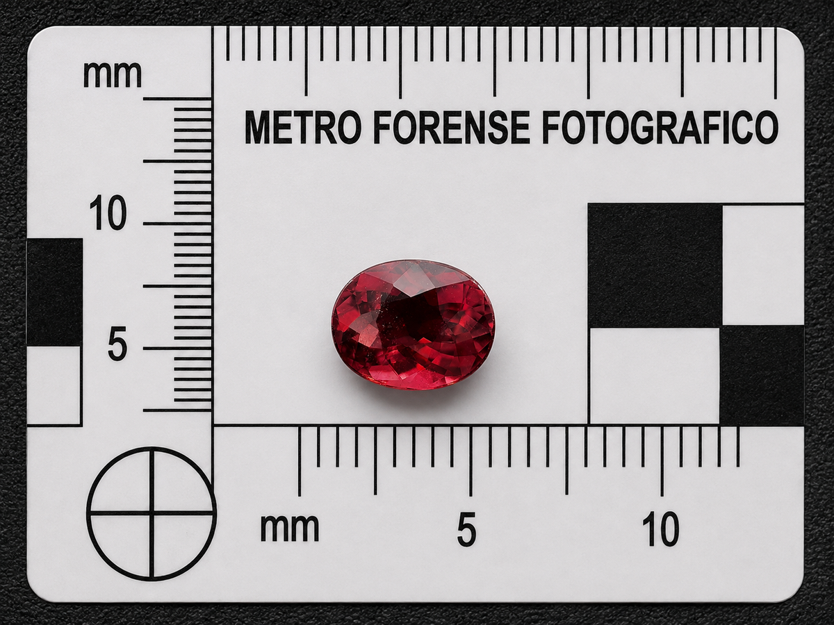 Tormalina Rossa Ovale 1.30ct – Pietra Preziosa per Gioielleria