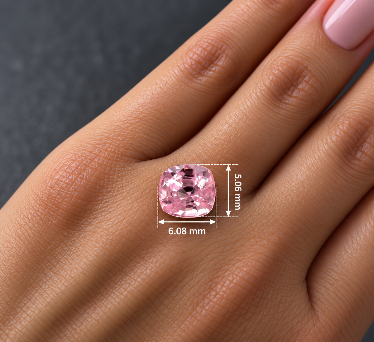 PINK SPINEL 🩷 CT 0.85