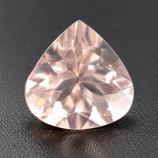 Morganite Naturale Goccia 0.65ct – Pietra Preziosa Rosa per Gioielleria