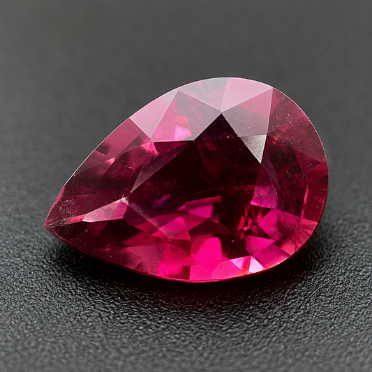 Tormalina Rossa Goccia 1.60ct – Pietra Preziosa per Gioielleria