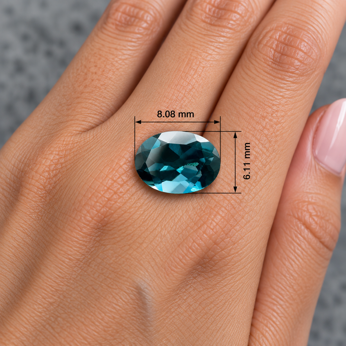Topazio London Ovale 1.55ct – Pietra Preziosa per Gioielleria