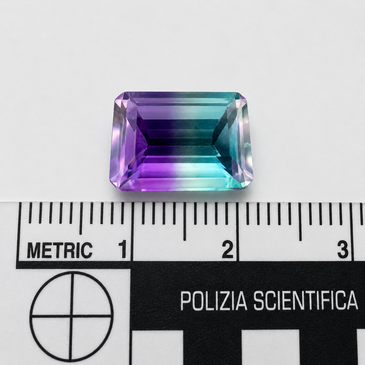 Fluorite Arcobaleno Naturale Ottagono 10.55ct – Pietra Sempreziosa per Gioielleria