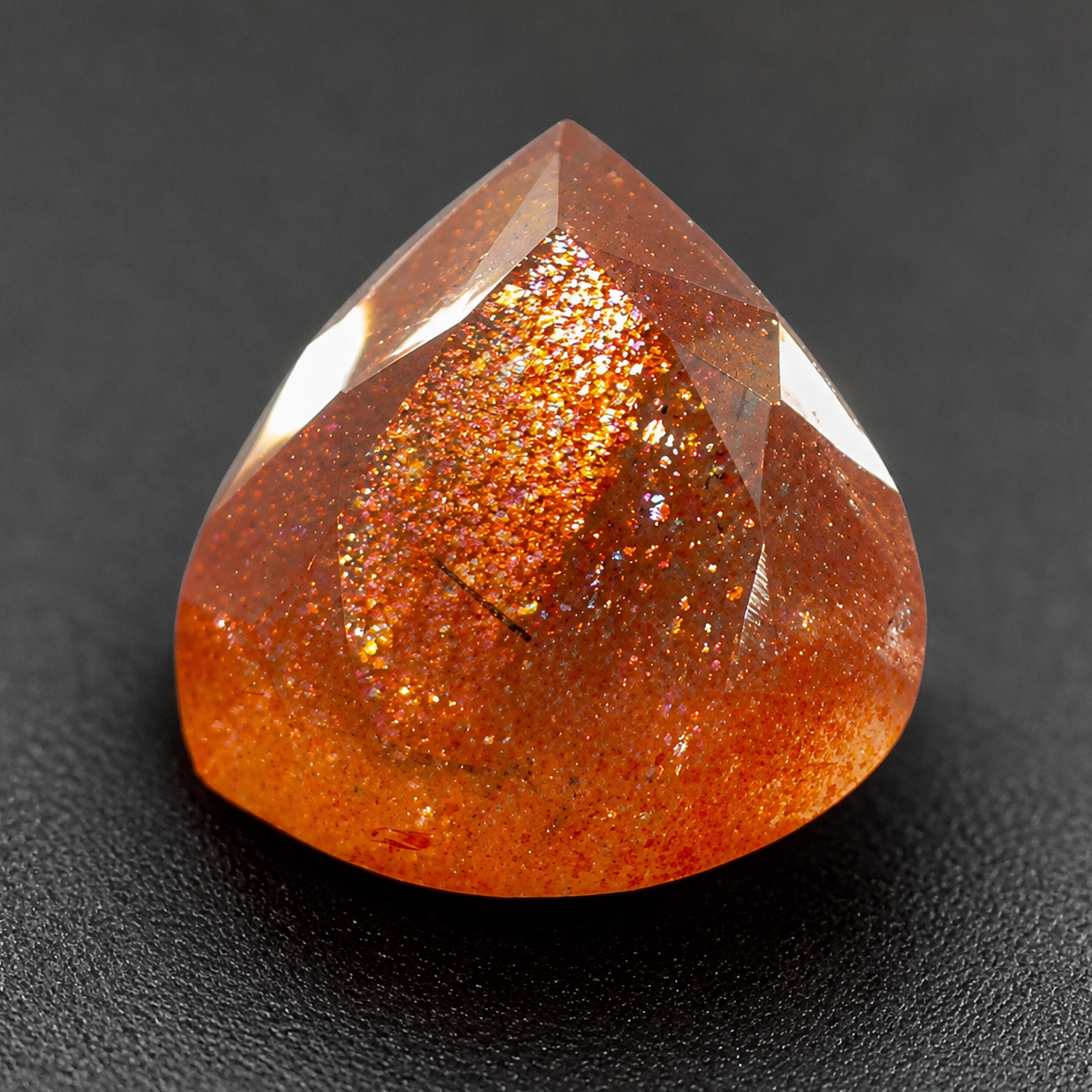 Sunstone Naturale Goccia 1.60ct – Pietra Preziosa per Gioielleria