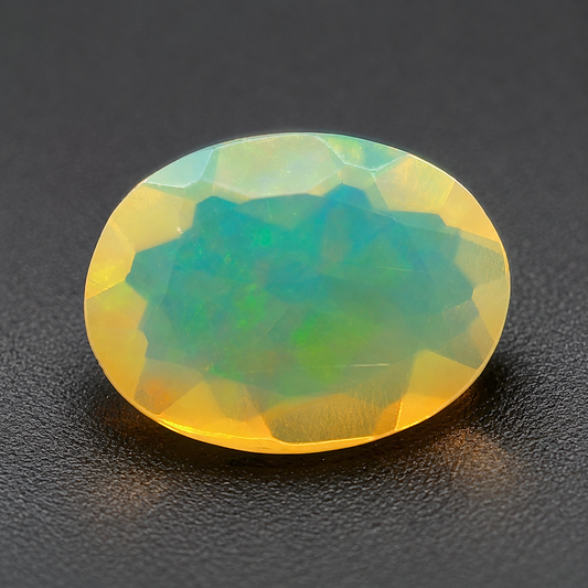 Opale Naturale Ovale 0.55ct – Gemma con Gioco di Colori per Gioielleria
