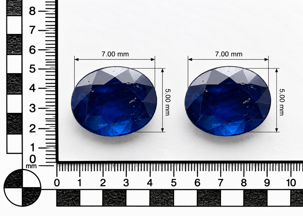 Zaffiro Blu Naturale Ovali 2.05ct – Pietra Preziosa per Alta Gioielleria