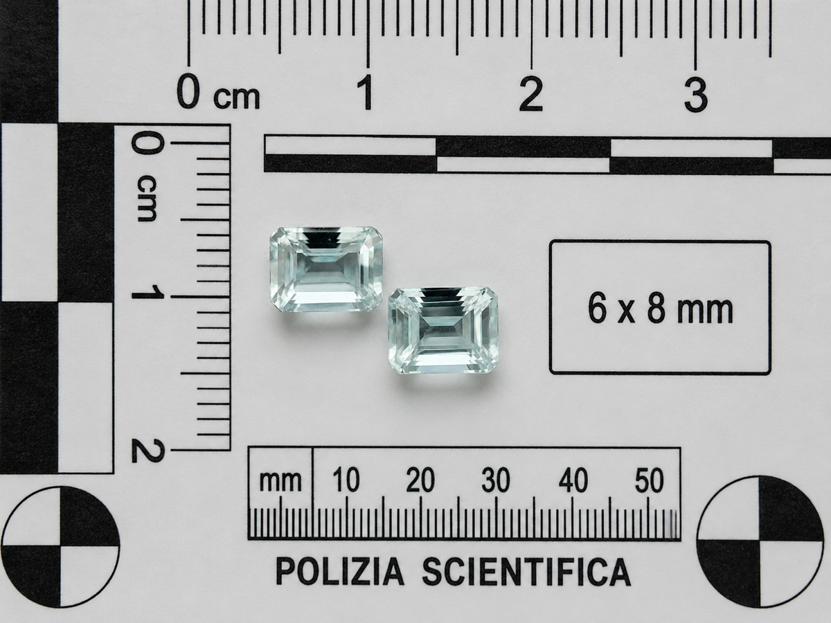 Acquamarina Naturale Ottagoni 5.00ct – Pietra Preziosa per Gioielleria