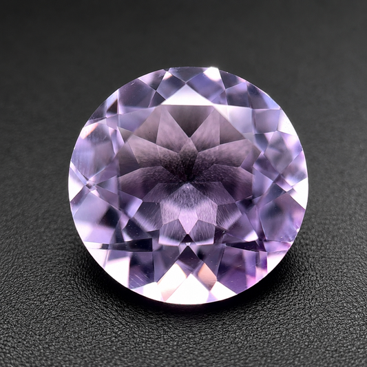 Ametista Rosa Naturale Tondo 9.85ct – Pietra Preziosa per Gioielleria