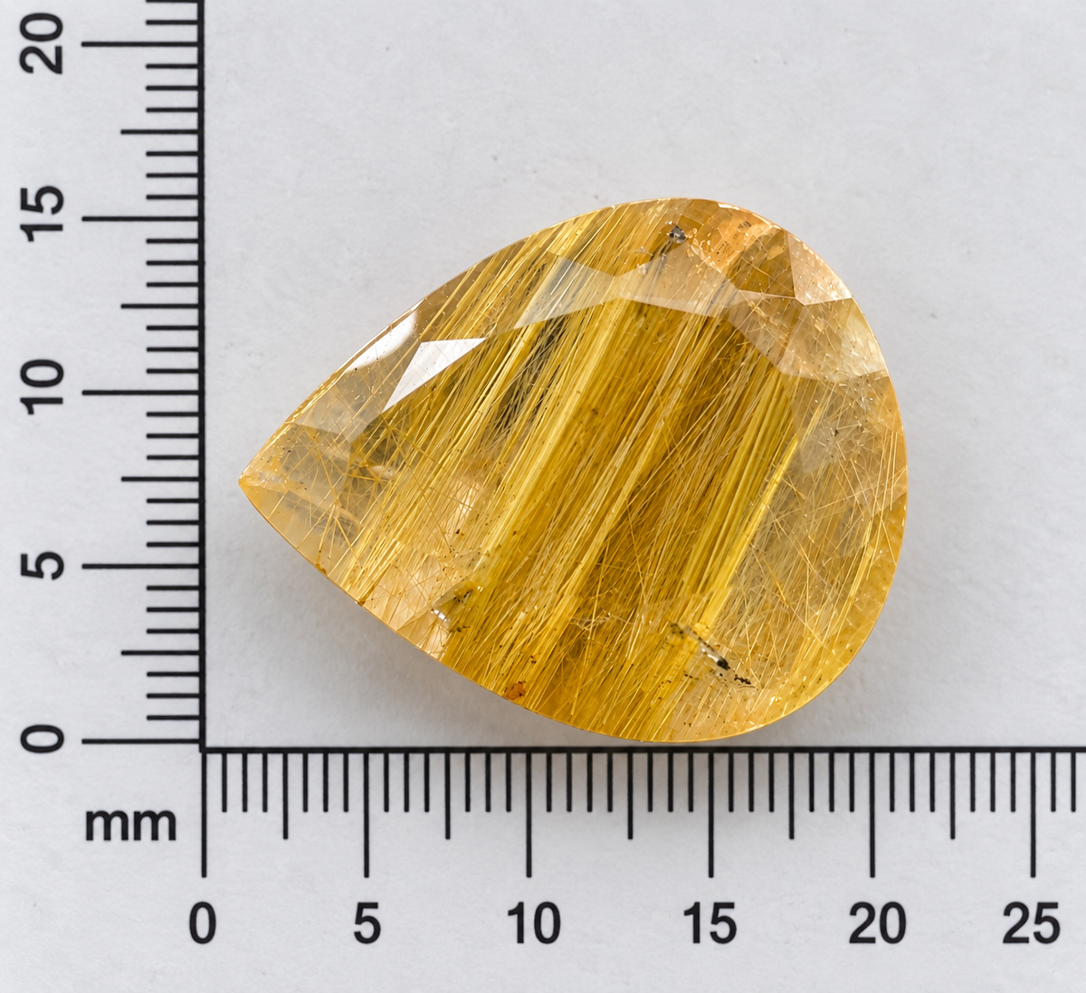 Quarzo Rutilato Naturale Tondo 10.00ct – Pietra Semipreziosa per Gioielleria