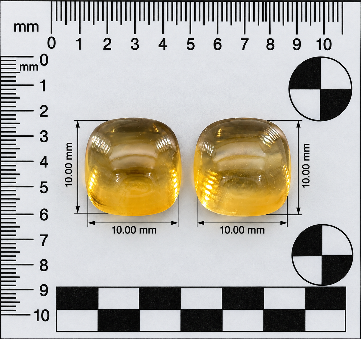 Citrino Naturale Tondi 3.70ct – Pietra Preziosa Gialla per Gioielleria