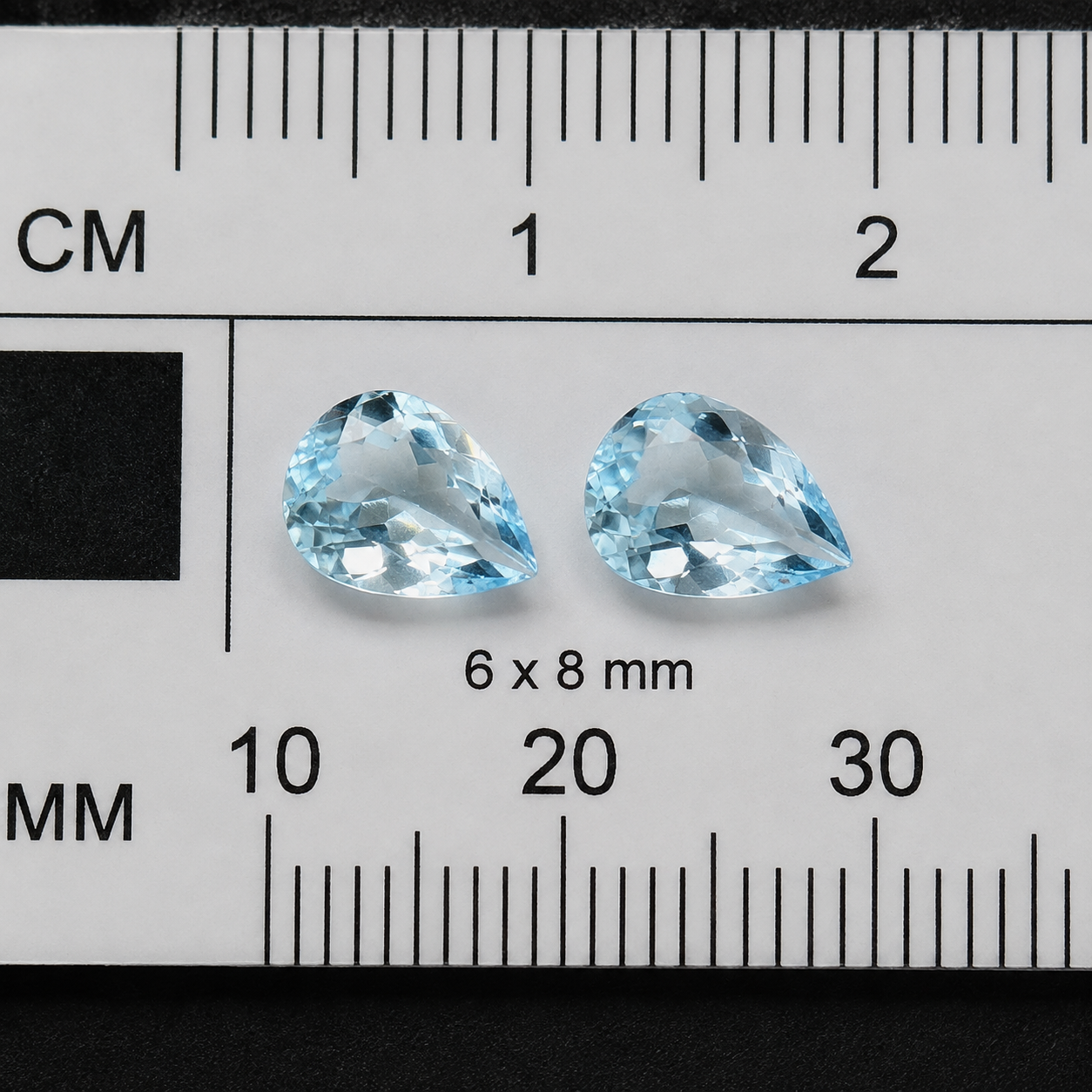 Acquamarina Naturale Gocce 1.80ct – Pietra Preziosa per Gioielleria