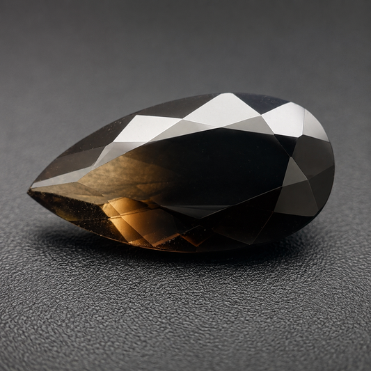 Quarzo Bicolore Naturale Goccia 6.50ct – Pietra Semipreziosa per Gioielleria